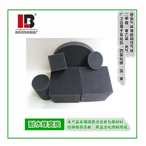 廢氣處理蜂窩活性炭圖片